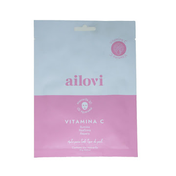 Mascarilla Facial Ailovi 3D Vitamina C x 1 und  