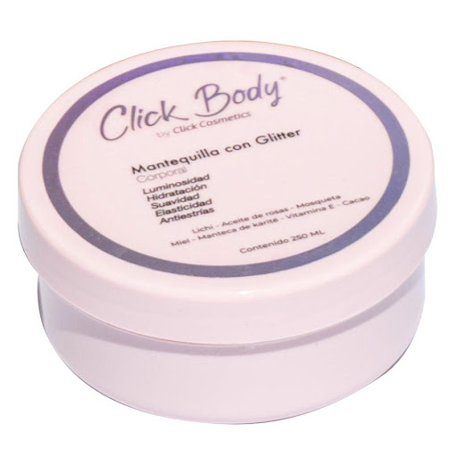 Mantequilla Corporal X 250 ML Click Hair Termoformado x 1 Combinación de rosa mosqueta y lichis que da luminosidad e  hidratación a la piel, con antioxidantes para una piel saludable y glowy gracias a sus micropartículas de glitter.


INGREDIENTES:
Lichis
