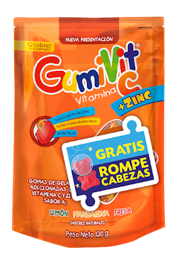 Gomas Gumivit Vitamina C + Zinc Caja x 12 Sobres undefined