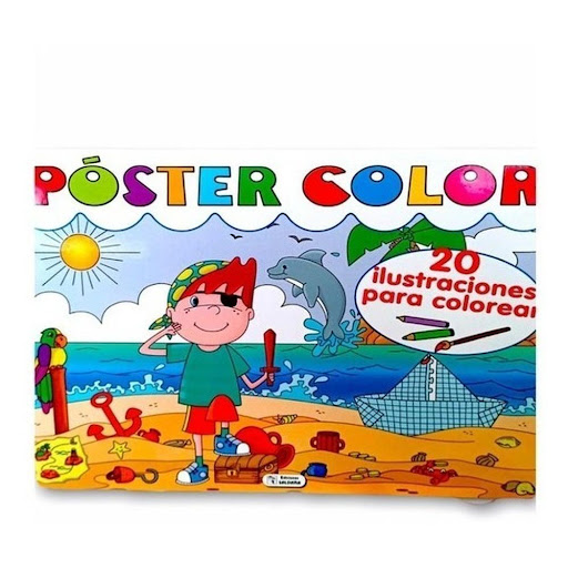 Poster Color. Niña Rosado. 20 Ilustraciones Para Colorear Ediciones Saldana Libro x 1.0 POSTER COLOR-NIÑA-(ROSADO):20 ILUSTRAC.COLOREAR  Formato: Libro físico Autor: Cpc096/776964 Editorial: Faro Editores Sas Categoría: Catálogos especiales Encuadernación: Tapa blanda Isbn13: 84360267769