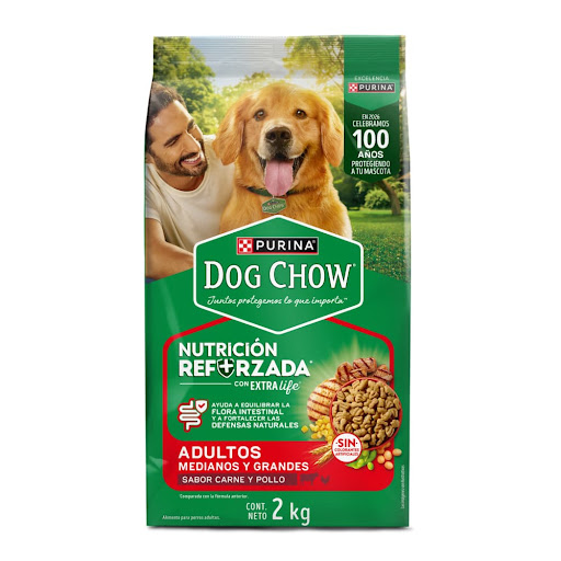 Alimento Para Mascotas Dog Chow Adultos Mediano Grande x 2 kg