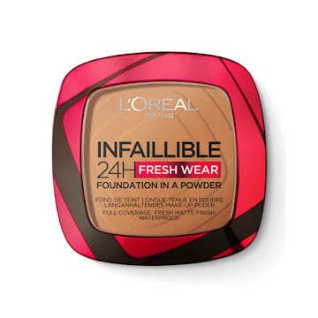 Polvo Compacto Infallible Fresh Wear Loreal Paris 250 Radiant Sand x 9 gr  