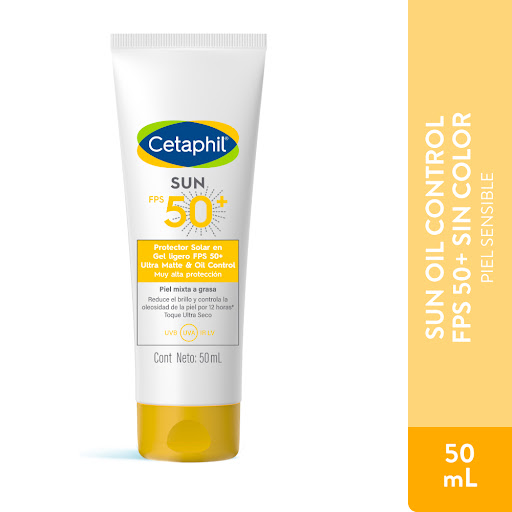 Protector Solar Cetaphil Sun Oil Control FPS 50+ Uva/Uvb/Ir x 50 ml