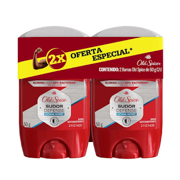 Desodorante Antitranspirante Old Spice Hombre Barra Extreme Protect 50 g Frasco x 2 und  