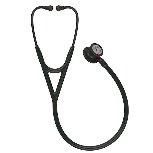 Estetoscopio Littman Cardiol Iv B-Vio N Littmann  x 1 Estetoscopio color violeta con detalles en gris humo, ideal para escuchar con precisión sonidos del corazón, pulmones y otros órganos. Su diseño robusto y sensible permite captar frecuencias sutiles, 