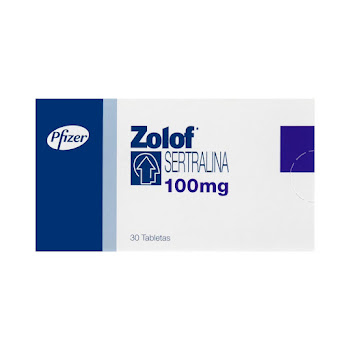 Zolof Sertralina 100 mg Pfizer Caja x 30 Tabletas  