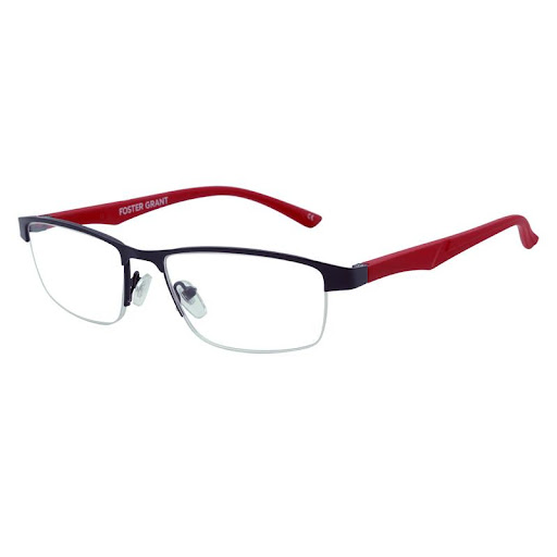 Gafas De Lectura KIP RED 200 Para Hombre FOSTER GRANT Caja x 1 Foster Grant Readers presenta una amplia colección de lentes de lectura pregraduados, ideales para vista cansada. Con diseños modernos, materiales de alta calidad, micas resistentes a rayaduras e impa