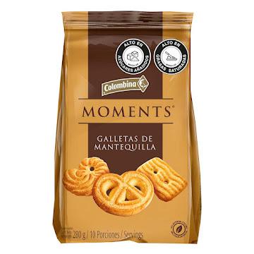 Galletas De Mantequilla Moments x 120 gr  