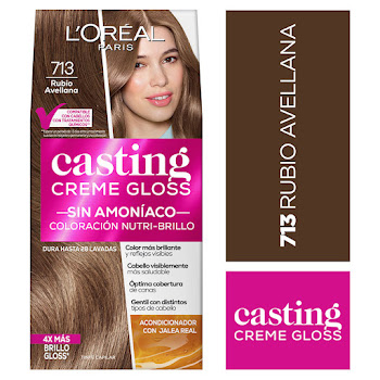 Kit Tinte Loreal Casting Creme Gloss Vainilla 713 x 1 und  