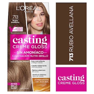 Kit Tinte Loreal Casting Creme Gloss Vainilla 713 x 1 und  