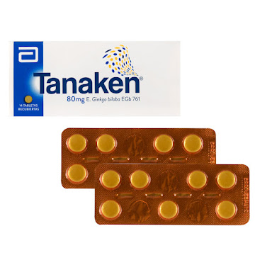 Tanaken Ginkgo Biloba 80 mg Abbott Caja x 14 Tabletas  