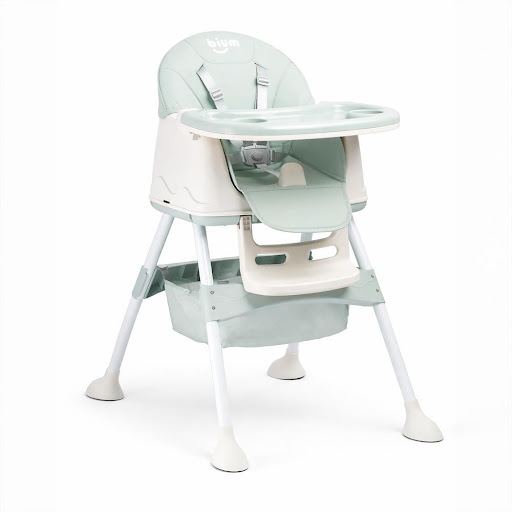 Silla Comedor Bebe Aria 4 En 1 Verde - Bium BIUM Unidad x 1 Silla Comedor Bebe Aria 4 En 1 Verde - Bium