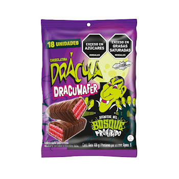 Galleta Con Chocolate Wafer Drácula Bolsa x 108 gr  