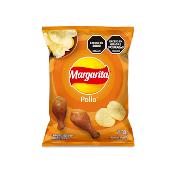Pasabocas Margarita Papas Fritas Pollo Paquete x 30 gr  