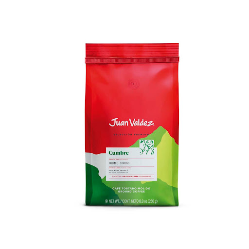 Café Juan Valdez Cumbre   Molido Bolsa x 250 gr
