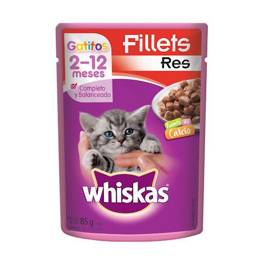 Comida Húmedo Para Gatos Whiskas Res x 85 gr