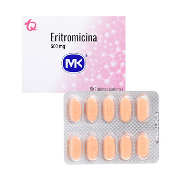 Eritromicina 500 mg MK Fracción Blíster x 10 Tabletas  