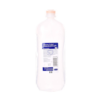 Suero Fisiológico Cloruro De Sodio 0.9% Pisa Frasco x 1000 ml  