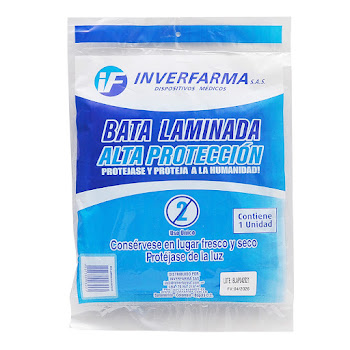 Bata Quirurgica Inverfarma Laminada No Estéril x 1 und  
