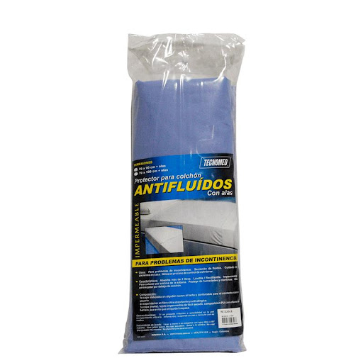 PROTECTOR DE COLCHON ANTIFLUIDOS 90 CM KR KROMIA  x 1 Este protector está diseñado para evitar el paso de fluidos, protegiendo el colchón de humedad y manchas. Su composición incluye una capa de algodón suave, una fibra ultra absorbente y un tejido imper