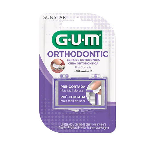 Cera Dental Gum Sunstar Ortodoncia Wax x 1 und