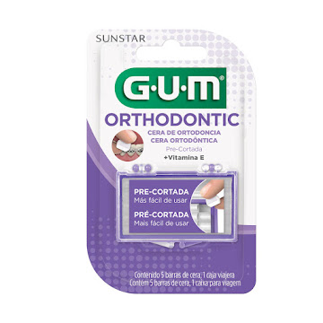 Cera Dental Gum Sunstar Ortodoncia Wax x 1 und  