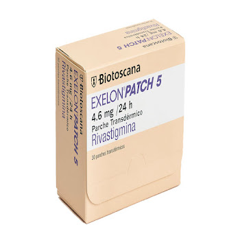 Exelon Patch 5 Rivastigmina 4.6 mg Novartis Caja x 30 Parches  
