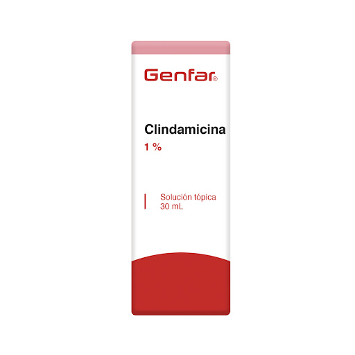 Clindamicina 1 % Genfar Solución Topica Caja x 30 ml