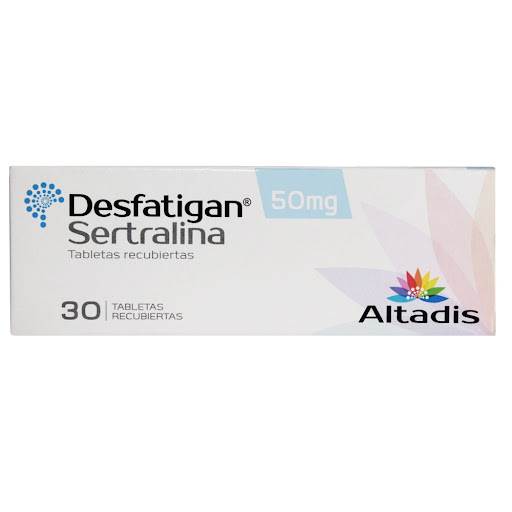 Desfatigan Sertralina   50mg Altadis Caja x 30 Tabletas