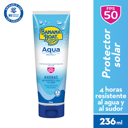 Protector Solar Banana Boat Aqua Protect FPS 50 x 236 ml