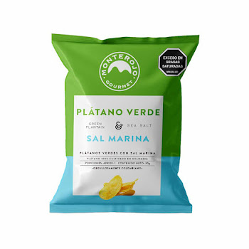 Pasabocas Monterojo Plátanos Verdes Sal Marina x 25 gr  
