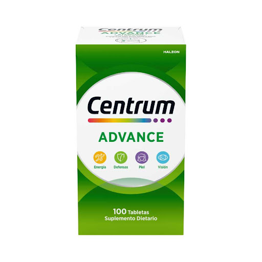 Centrum Advance Multivitamínico Hombres y Mujeres X 100 Tabletas