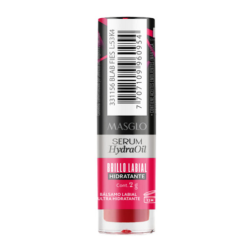 Brillo Labial Masglo Serum Hydra Oil Fiesta x 2 gr
