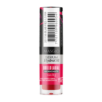 Brillo Labial Masglo Serum Hydra Oil Fiesta x 2 gr  