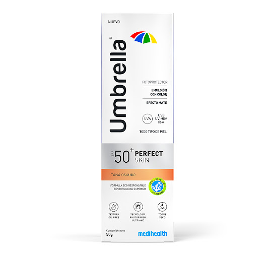 Protector Solar Umbrella Perfect Skin Oscuro SPF50 x 50 gr