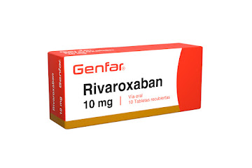 Rivaroxaban 10 mg Genfar Caja x 10 Tabletas  