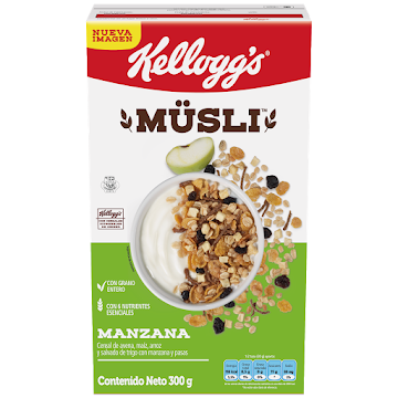 Cereal Kellogg´S Müsli   Manzana X300g.                                  