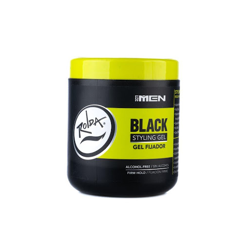 Gel Fijador Black Styling no deja residuos - Rolda - matiza canas - 500g  Rolda Frasco x 1 
