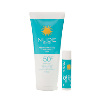 Protector Solar Spf50 Crema 60 ml + Protector Labial Nude x 4 gr  
