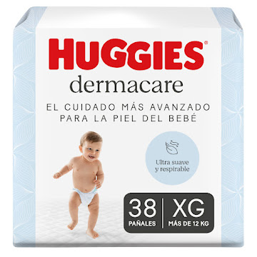 Pañales Huggies   Dermacare 4/XG x 38 und  