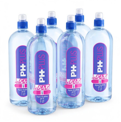 Agua Alcalina pH 9.0 FIT - 1000 ml PH PLUS PET x 6 PH PLUS Fit contrarresta la acidez de los entrenamientos más exigentes. Un litro de pH 9, pureza del 99% y tapa sport para los que no conocen límites. Más de 1.800 familias colombianas lo saben desde 