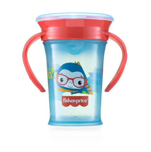 VASO ANTIDERRAME 360 RJ FISHER PRICE CAJA x 1 VASO ANTIDERRAME 360 RJ
