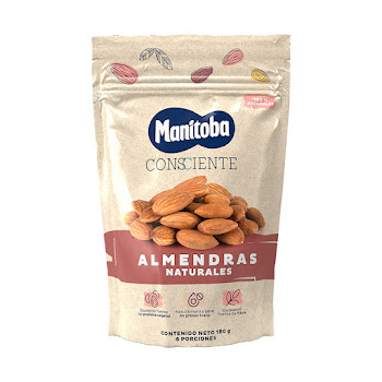 Almendras Naturales Manitoba x 180 gr  