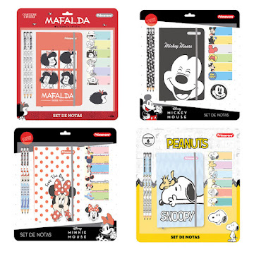 Set de Notas Personajes   Primavera x 1 Und 