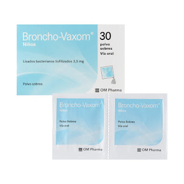 Broncho Vaxom Niños 3.5 mg  OM Pharma Caja x 30 Sobres  