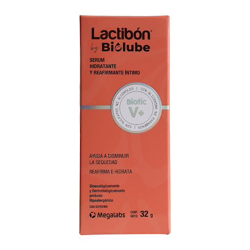 Serum Hidratante Lactibon By Biolube y Reafirmante Caja x 32 g