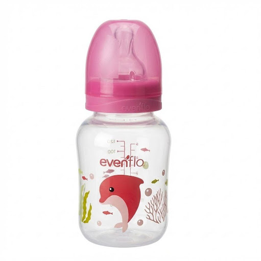 Biberon 4 Onzas Tritan Acuario Rosado - Evenflo Evenflo Frasco x 1 Und Biberón con botella ergonómica de tritan transparente y resistente como el vidrio.
Mamila estándar de silicón grado alimenticio, con anillos flexibles que se adaptan al paladar del bebé permitiendo un