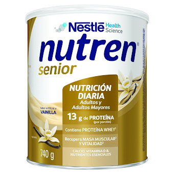 Alimento en Polvo Nutren Senior Sabor Vainilla Lata x 740 gr  