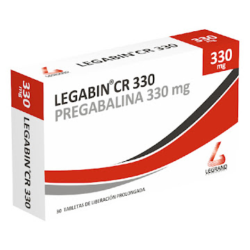 Legabin Cr Pregabalina 330mg Legrand Caja x 30 Tabletas  