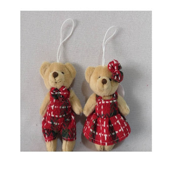 Adorno Muñeco Navideño Mays Oso Surtido x 1 und  